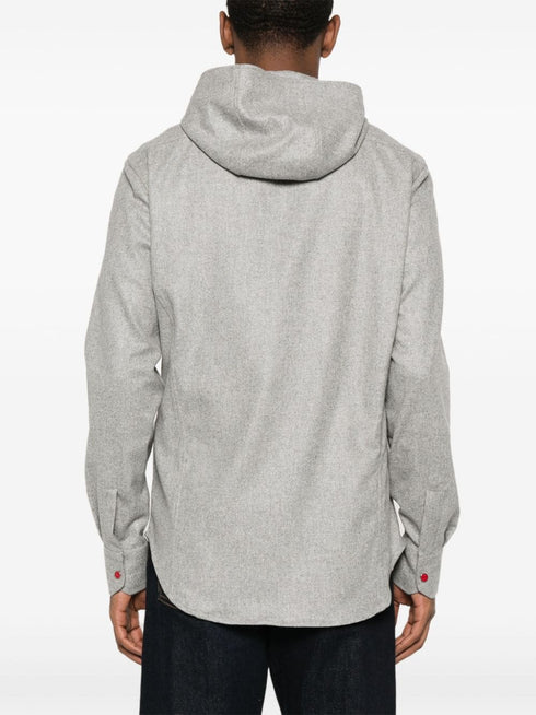 Mariano flannel hooded shirt